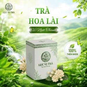 Trà Hoa Lài Vị Ngọt Thanh Lục Vị Trà Hộp 100g
