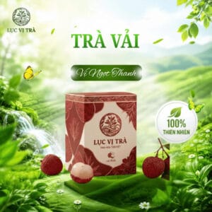 Trà Vải Vị Ngọt Thanh Lục Vị Trà Hộp 100g