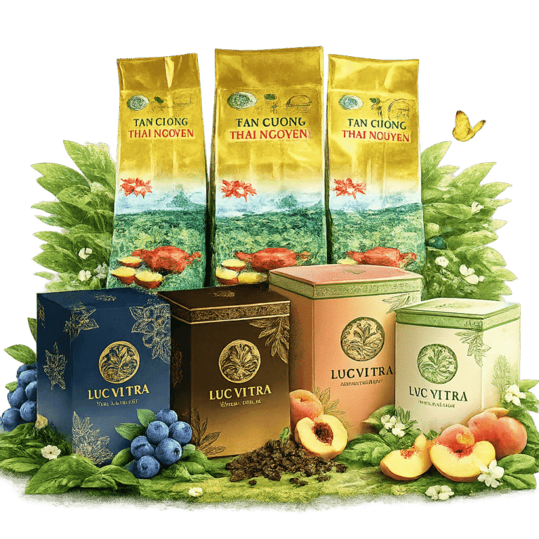 sản phẩm banner lục vị trà